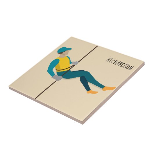 Afwezig Tegeltje (Zijkant)