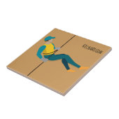 Afwezig Tegeltje (Zijkant)