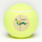 Afwezig Tennisballen (Achterkant)