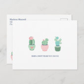 Afwezig zijn Suckt Succulente Cactussen Briefkaart (Voorkant / Achterkant)