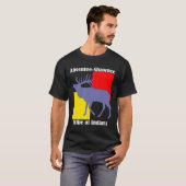 Afwezige-Shawnee-stam van Indianen T-shirt (Voorkant volledig)