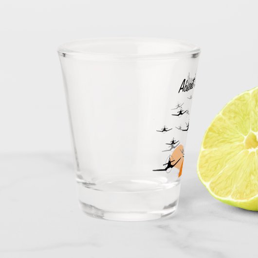 Afwezige vrienden F4U Corsair Shot Glas (Links)