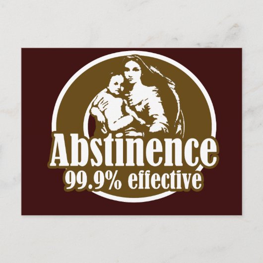 Afwezigheid 99% effectieve religieuze Humor Briefkaart (Voorkant)