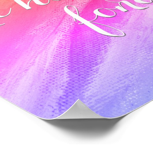 Afwezigheid maakt het hart-aanmoedigings-poster poster (Hoek)