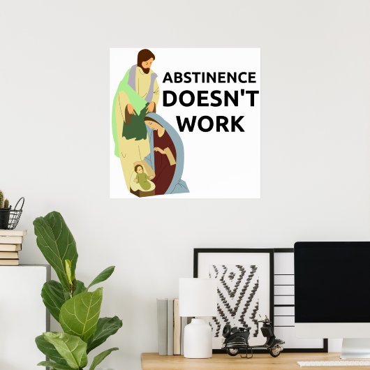 Afwezigheid werkt niet poster (Thuiskantoor)