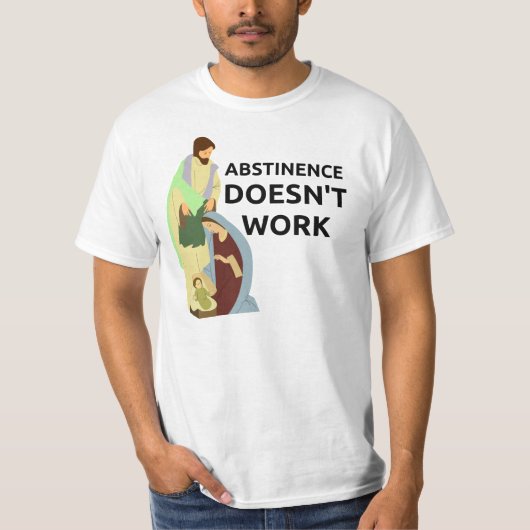 Afwezigheid werkt niet t-shirt (Voorkant)
