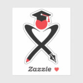 Afwijdingsbrief X Monogram Sticker (Vel)