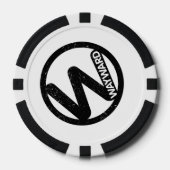 Afwijkende speelkaarten poker chips (Voorkant)
