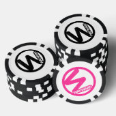 Afwijkende speelkaarten poker chips (Opstapeling)