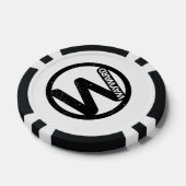 Afwijkende speelkaarten poker chips (Enkel)