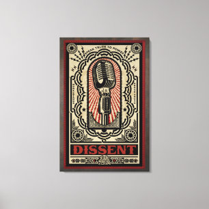 Afwijkende stretched canvas Print