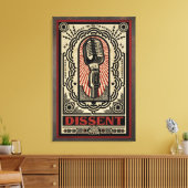 Afwijkende stretched canvas Print (Insitu (Woonkamer))