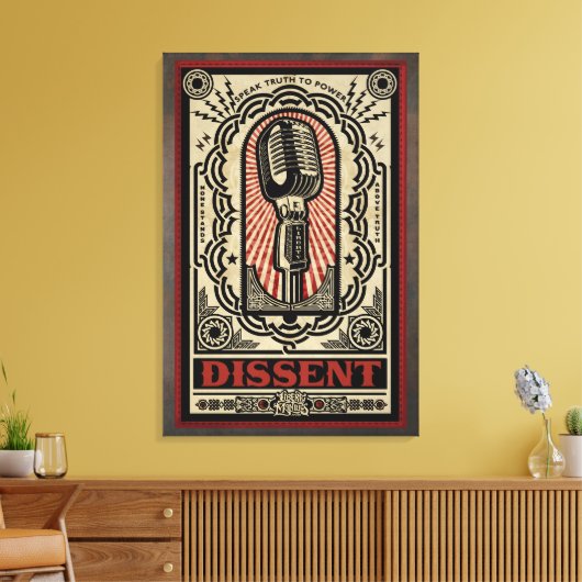 Afwijkende stretched canvas Print (Insitu (Woonkamer))