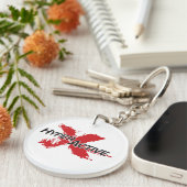 Afwijzen naar de gemiddelde Sleutelhanger van amba (Voorkant Rechts)