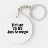 Afwijzen naar de gemiddelde Sleutelhanger van amba (Achterkant)