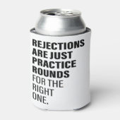 Afwijzing Aanmoediging Word Tekst Kunst wordt afge Blikjeskoeler (Blikje Voorkant)