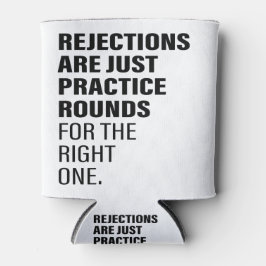 Afwijzing Aanmoediging Word Tekst Kunst wordt afge Blikjeskoeler