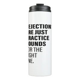 Afwijzing Aanmoediging Word Tekst Kunst wordt afge Thermosbeker