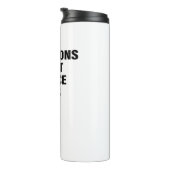 Afwijzing Aanmoediging Word Tekst Kunst wordt afge Thermosbeker (Geroteerd rechts)