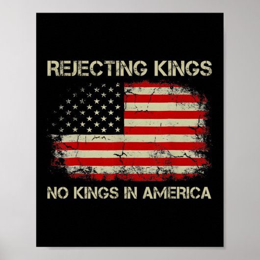 Afwijzing van Kings No Kings in de Amerikaanse vla Poster (Voorkant)