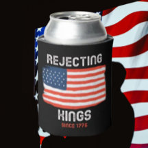 Afwijzing van Kings sinds 1776 Patriottische Drink