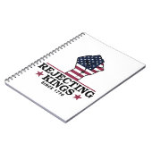 Afwijzing van koningen sinds 1776 4 juli anti-Trum Notitieboek (Linkerzijde)