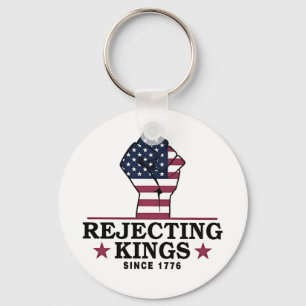 Afwijzing van koningen sinds 1776 4 juli anti-Trum Sleutelhanger