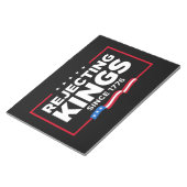 Afwijzing van koningen sinds 1776 Patriottische Vl Notitieblok (Schuin)