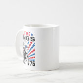 Afwijzing van koningen sinds 1776 verontrust Ameri Koffiemok (Voorkant links)