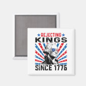 Afwijzing van koningen sinds 1776 verontrust Ameri Magneet (Voorkant / Achterkant)