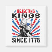 Afwijzing van koningen sinds 1776 verontrust Ameri Magneet (Voorkant)