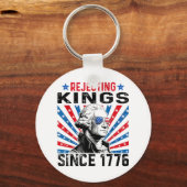 Afwijzing van koningen sinds 1776 verontrust Ameri Sleutelhanger (Voorkant)