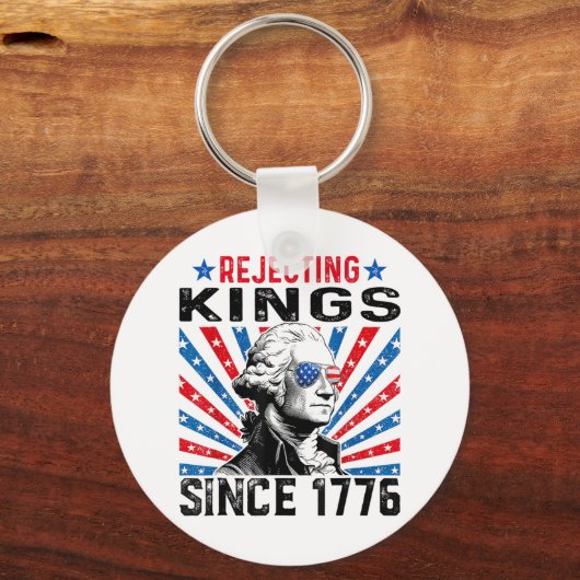 Afwijzing van koningen sinds 1776 verontrust Ameri Sleutelhanger (Voorkant)