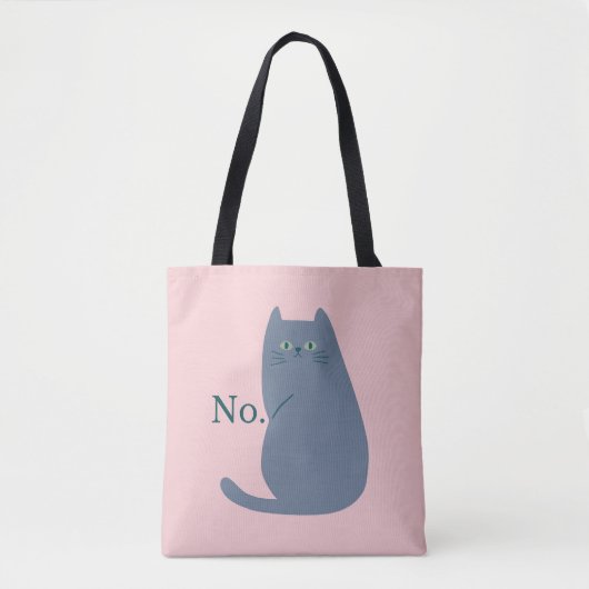 Afwijzingskat Tote Bag (Voorkant)