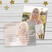 Afwikkeld Minimalistisch Eenvoudig Modern Twee Fot Briefkaart