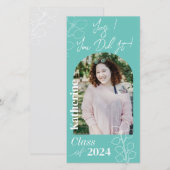 Afwikkeling Eenvoudig Loof Foto Aqua (Voorkant / Achterkant)