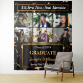 Afwikkelings aangepaste foto collage Naam Klas Jaa Wandkleed (In situ)