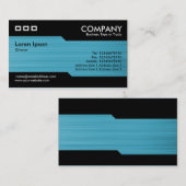 Afwisselend - geborstelde lichte groene textuur visitekaartje (Voorkant / Achterkant)