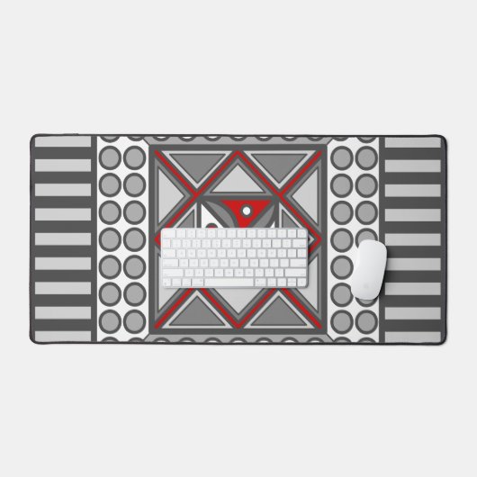 Afwisselend geometrisch bureaumat (Keyboard & Muis)