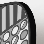 Afwisselend geometrisch pickleball paddle (Links Detail)