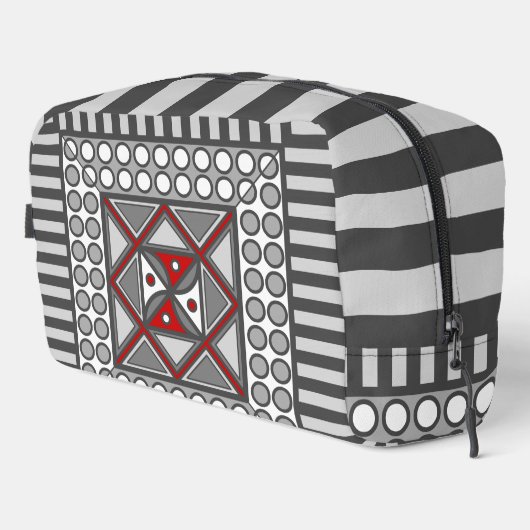 Afwisselend geometrisch toilettasje (Rechterhoek)