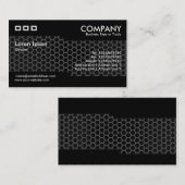 Afwisselend - Honingraat donker Visitekaartje (Voorkant / Achterkant)