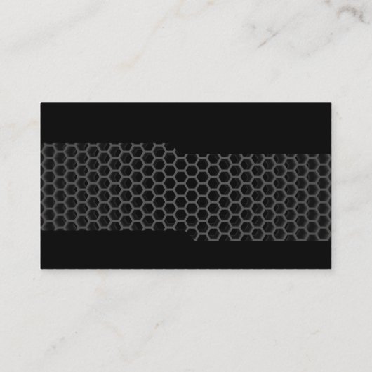Afwisselend - Honingraat donker Visitekaartje (Achterkant)