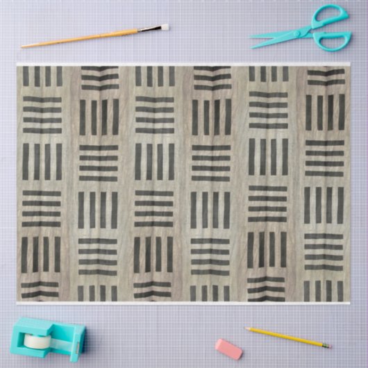 Afwisselend papier voor Afrikaanse textielmeubelen (Craft)