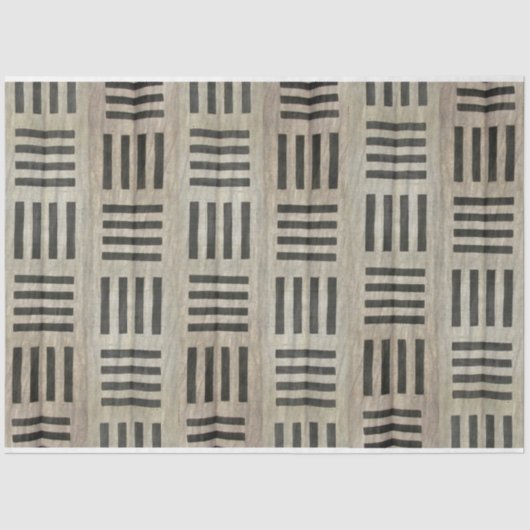 Afwisselend papier voor Afrikaanse textielmeubelen (Voorkant)