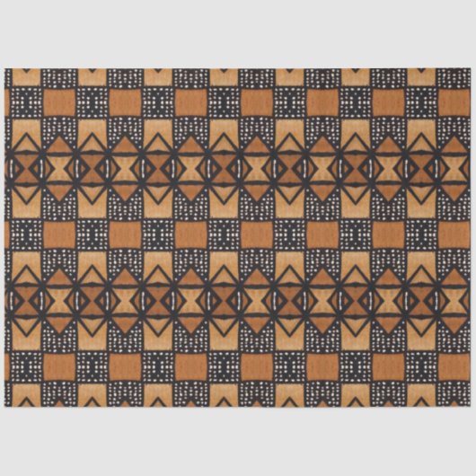 Afwisselend papier voor Afrikaanse textielmeubelen (Voorkant)