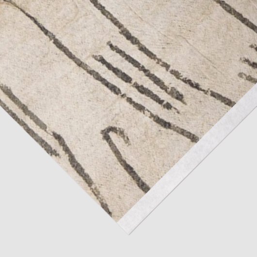 Afwisselend papier voor Afrikaanse textielmeubelen (Detail)