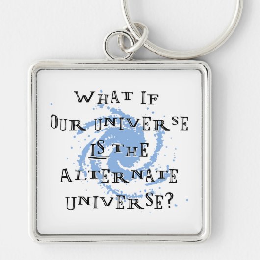 Afwisselend universum sleutelhanger (Voorkant)