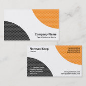 Afwisselende curven - getextureerd visitekaartje (Voorkant / Achterkant)