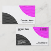Afwisselende curven - getextureerd visitekaartje (Voorkant / Achterkant)